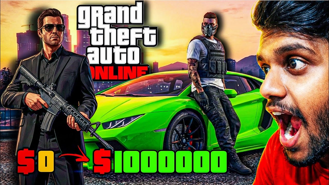 STARTING GTA ONLINE FROM $0… MY CRIMINAL JOURNEY BEGINS 😱💰 | GTA ONLINE #1