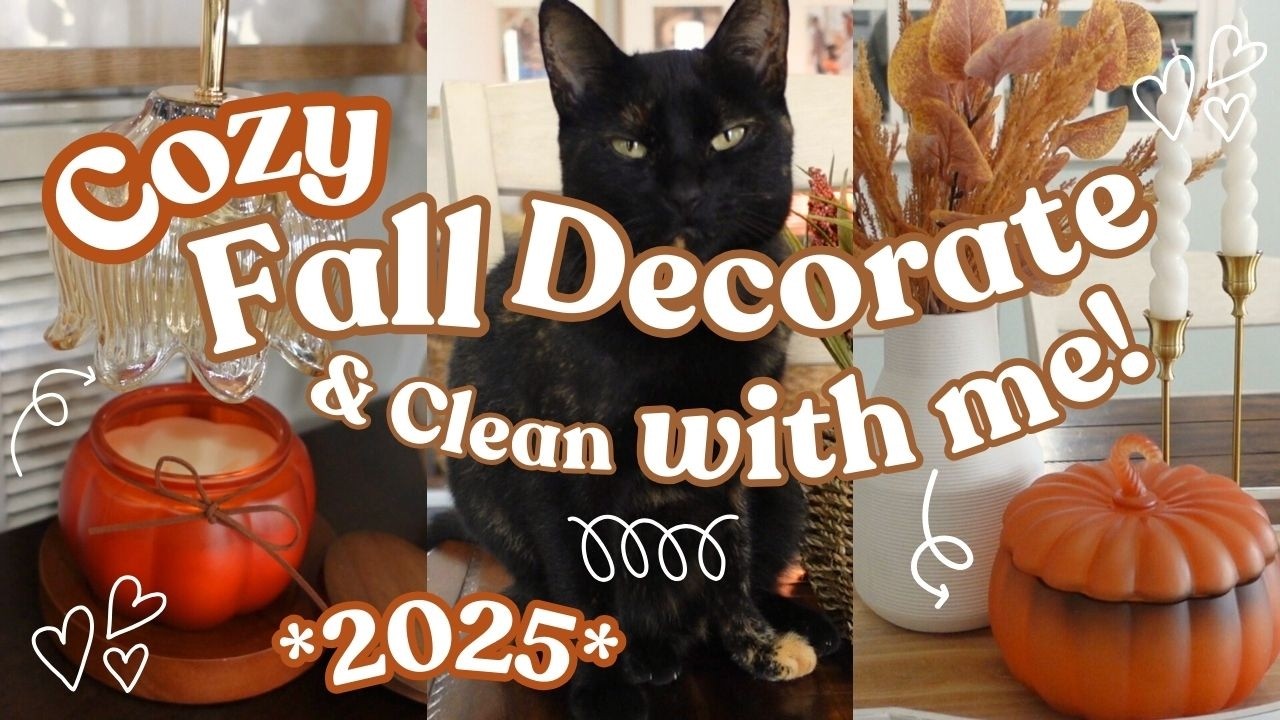 Fall Decorate and Clean with Me 2025| Cozy Fall Decor + Cleaning Motivation