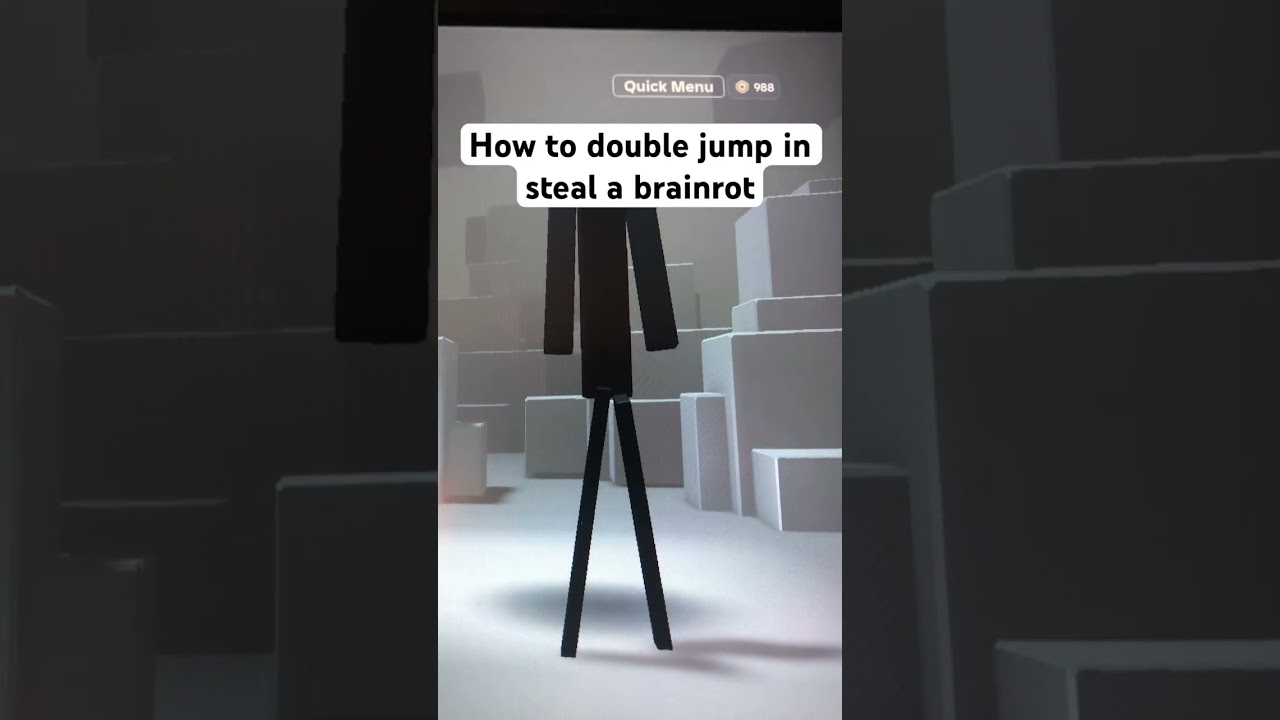 How to double jump in steal a brainrot #audio #song #sab #roblox #idk #funny #monkey #tall