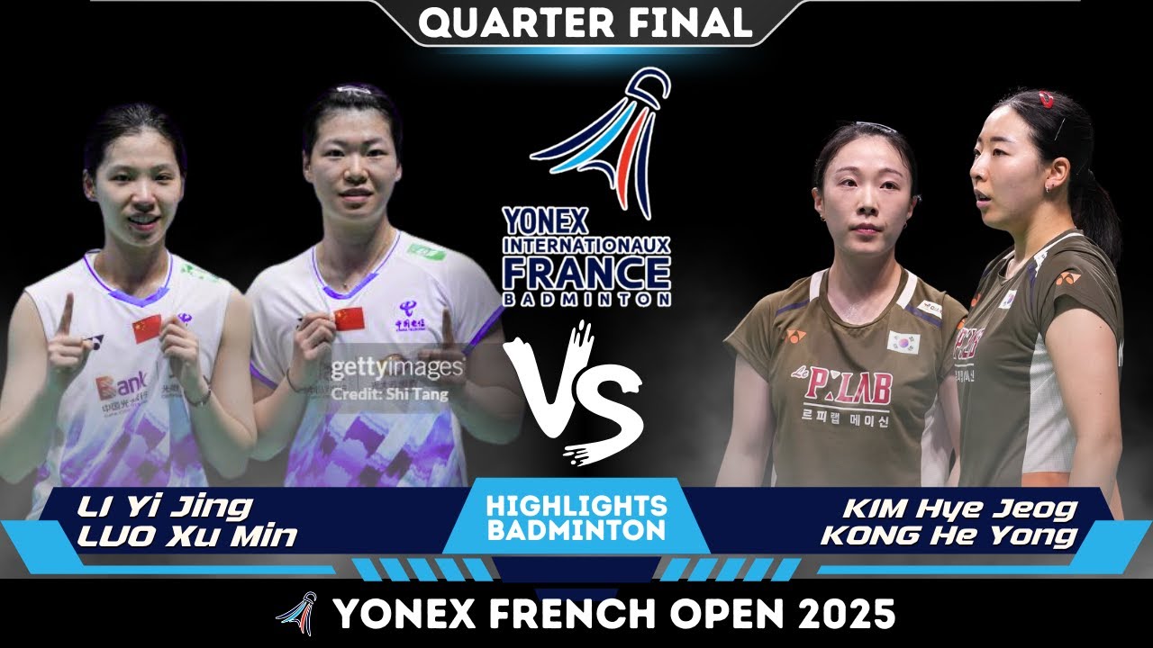 리이징/뤄쉬민 vs 김혜정/콩희용 | YFO 2025 배드민턴