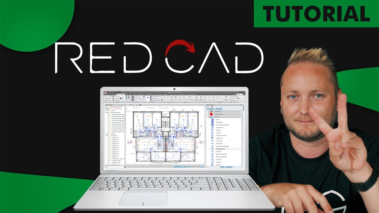 Elektroplanung erstellen mit Red Cad App | Red Cad Quickstart | BemaTecTalk