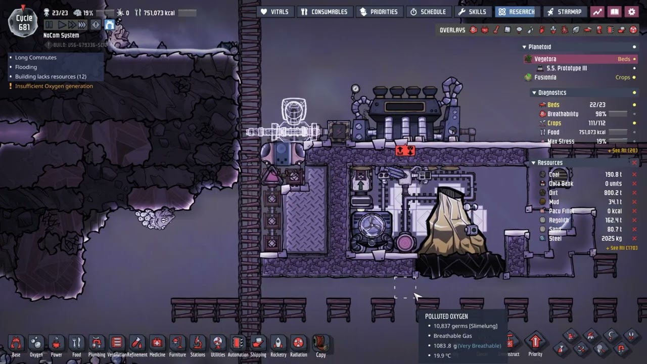 Gold Vacano Tamer Construction | Oxygen Not Included - Part 98
