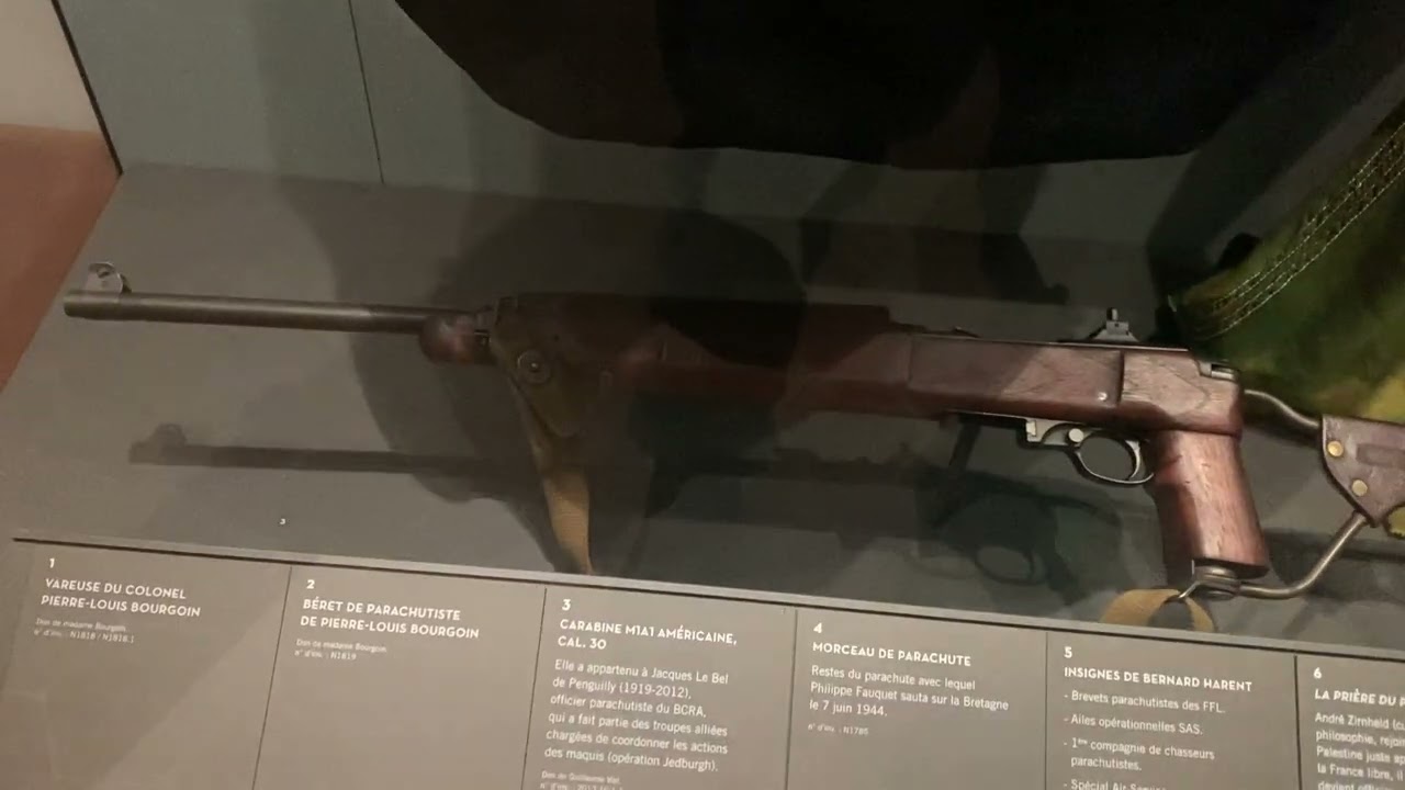 M1 Carbine (Airborne) folding stock.