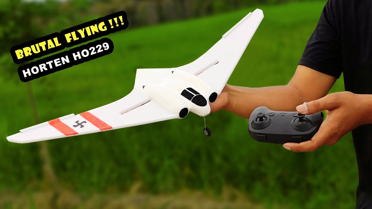 Crazy flying wing Handmade Horten HO 229 RC plane