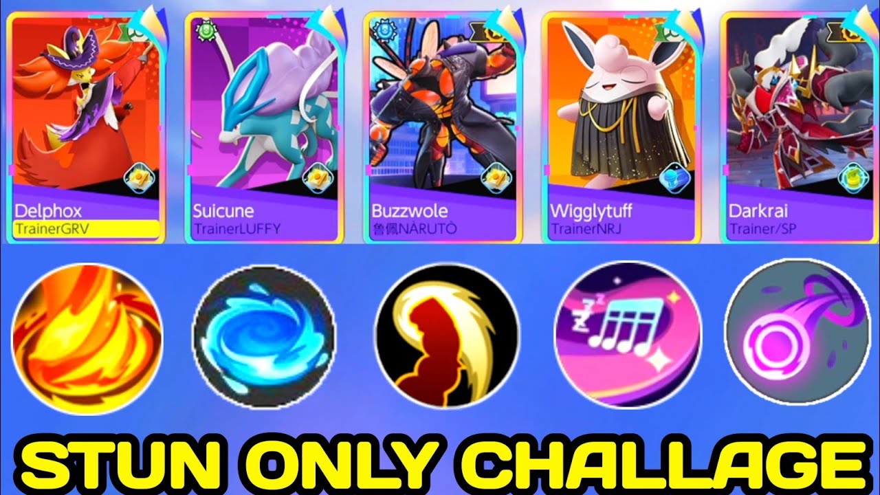 Ultimate Stun Only Challenge in Rank Match 😱 Pokemon Unite | NINZA PLAYS