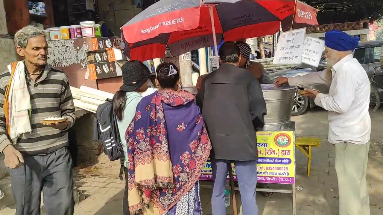  आओ चले , पांच रुपए वाली गुरु नानक रसोई पर 