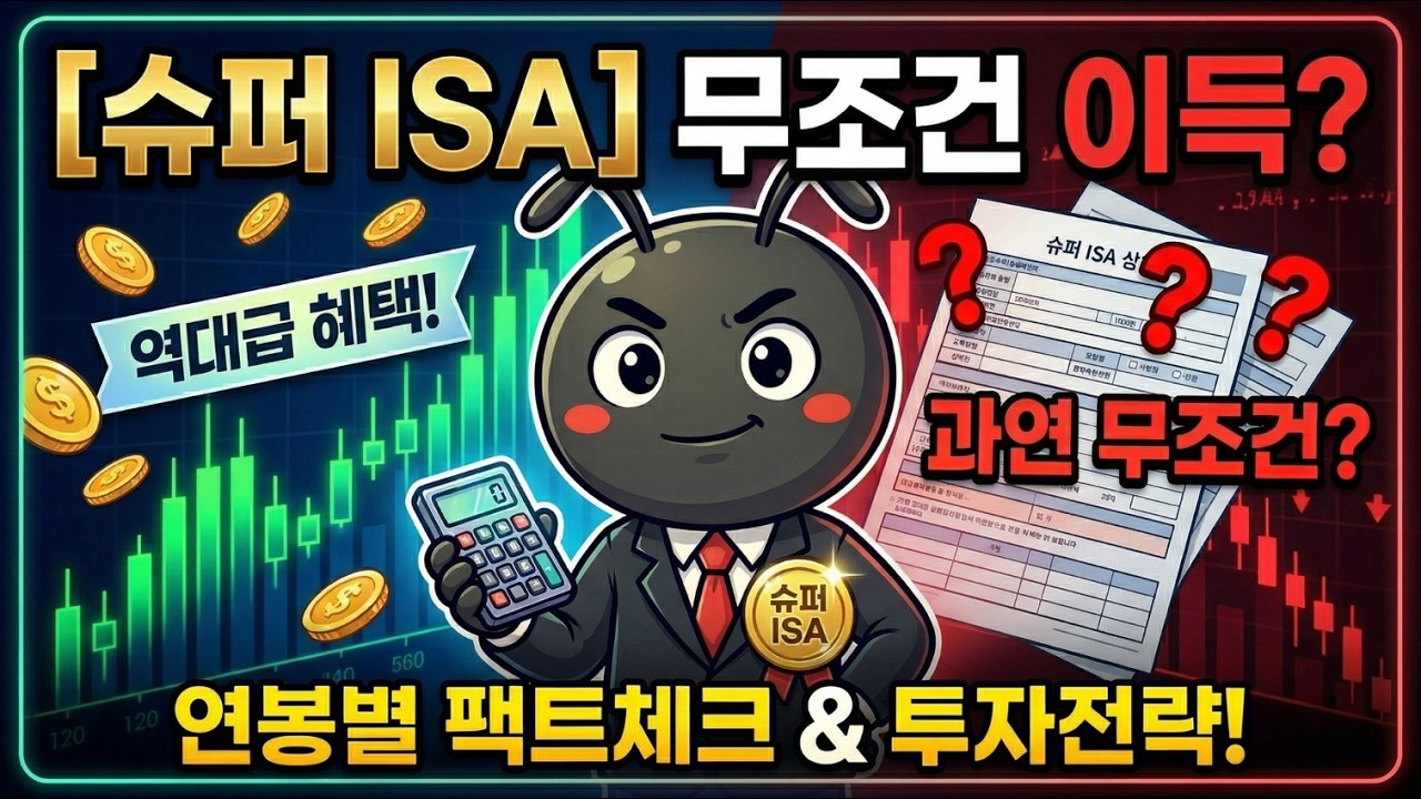 역대급 혜택이라는 슈퍼 ISA, 과연 무조건 이득일까? 연봉별 투자전략 알려드림