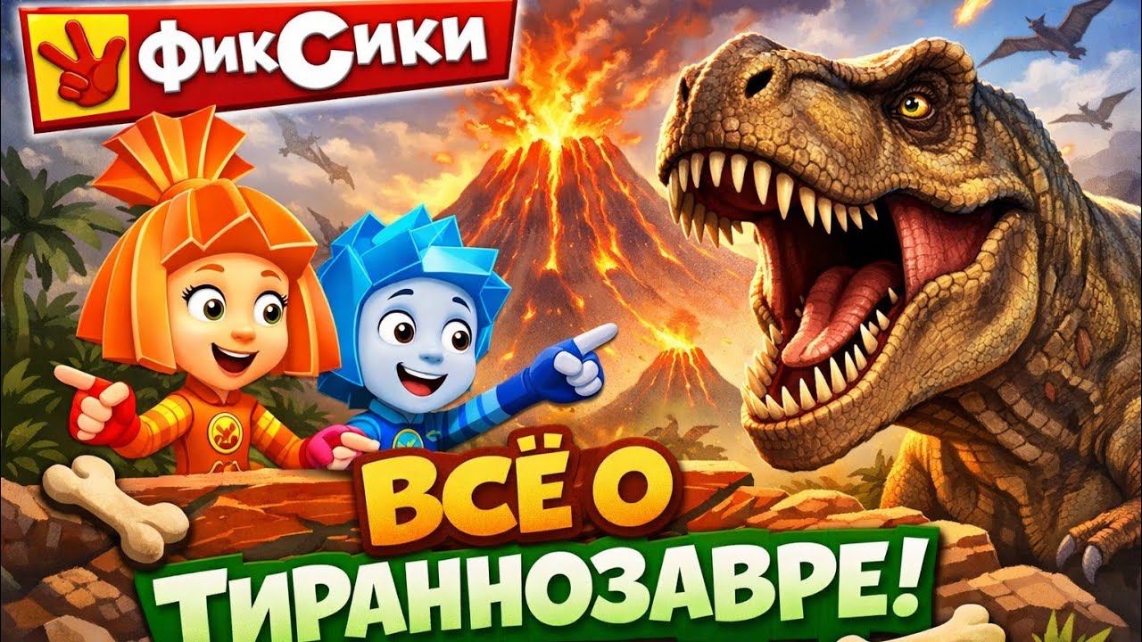 Фиксики-Всё о Тираннозавре | Mult_TV 