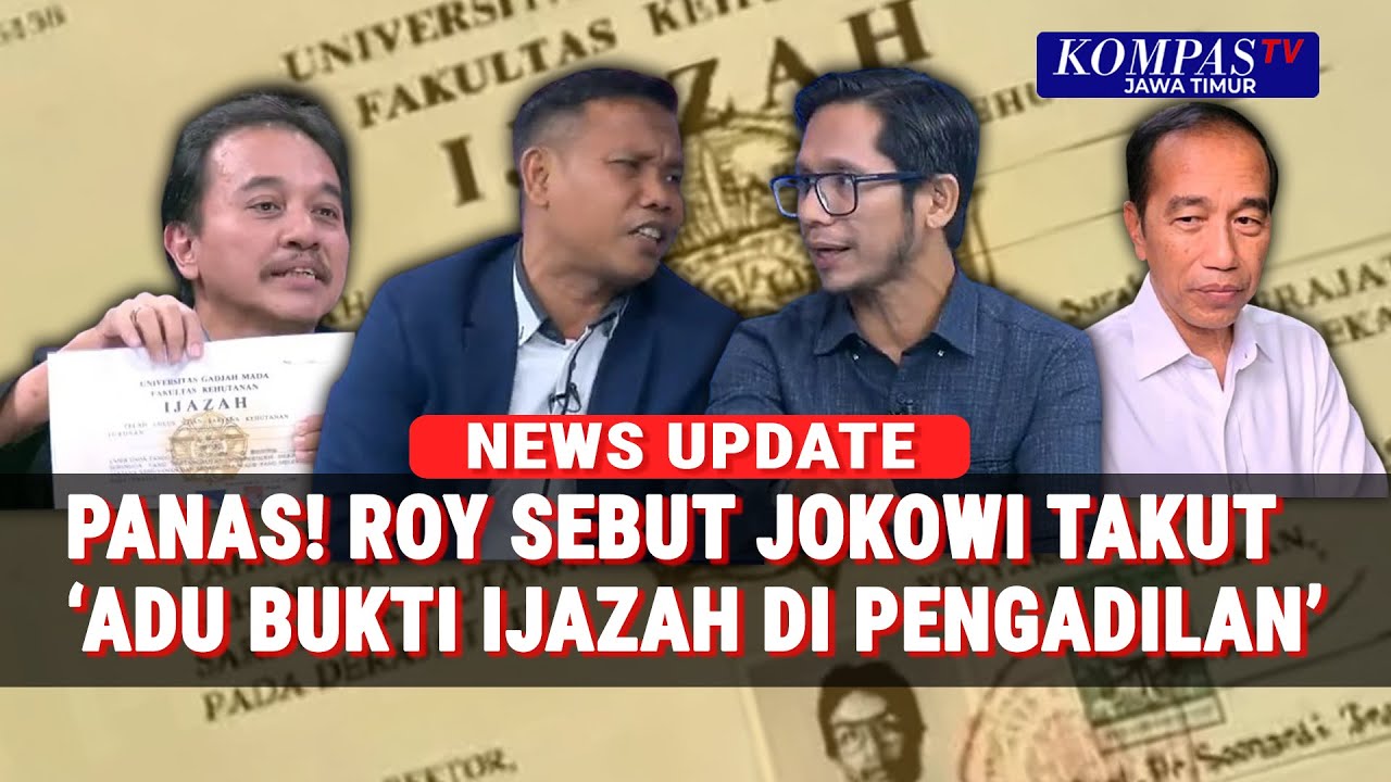 Polemik Ijazah Palsu: Disebut Takut Oleh Roy Suryo CS, Jokowi Tantang Adu Bukti ke Pengadilan!