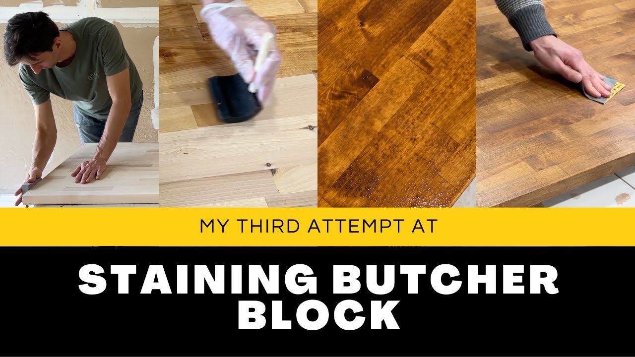 How to stain butcher block