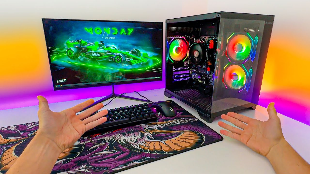 Comprei o PC GAMER MAIS BARATO que RODA TUDO