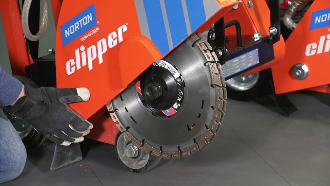 NORTON CLIPPER — Как правильно установить два лезвия на швонарезчик? Пошаговое руководство