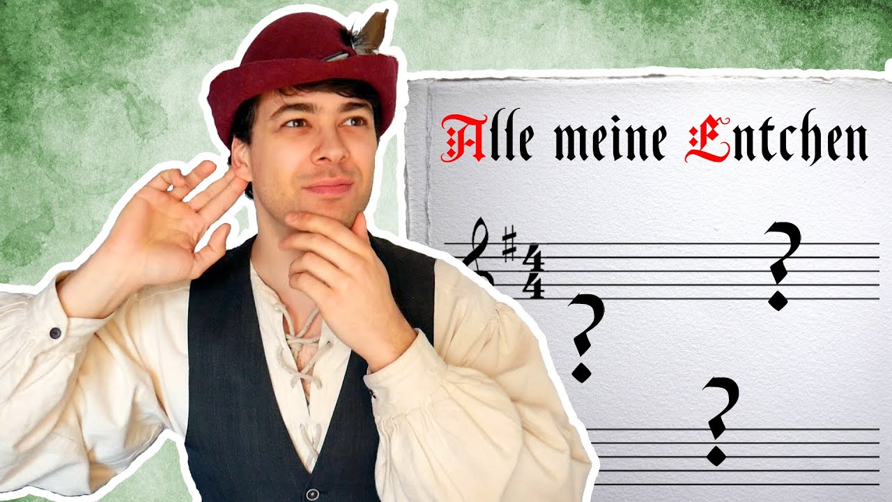 Gehörbildung Teil 3: Melodiediktat - Alle meine Entchen