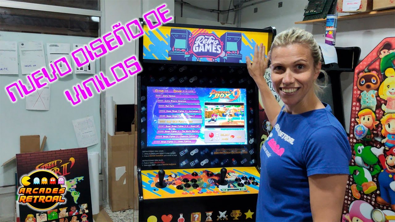 Nuevo Diseño de Vinilos RetroGames [ARCADES RETROAL]