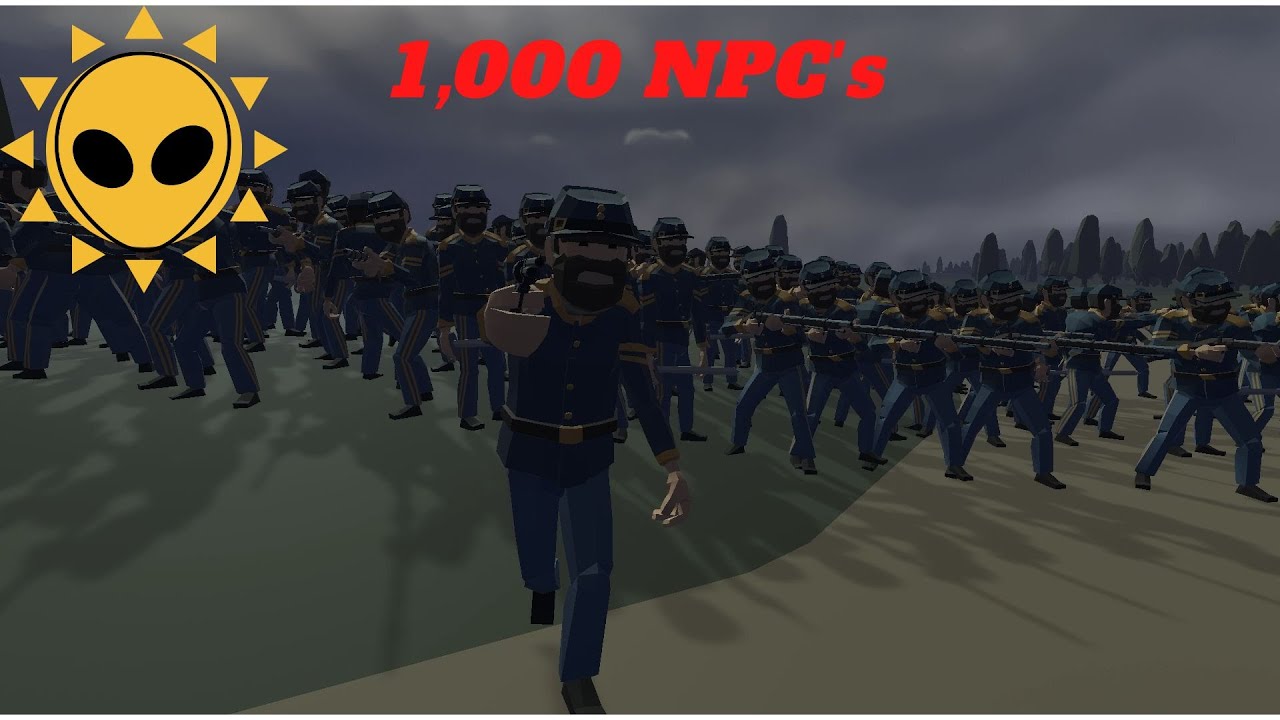 Warbox Sandbox 1000 NPC's Battle