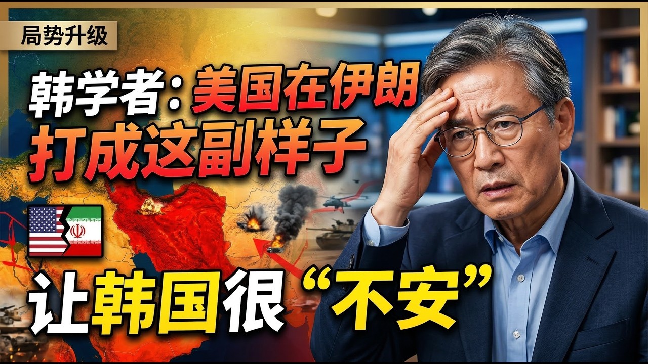 韩学者：美国在伊朗打成这副样子 让韩国很“不安”
