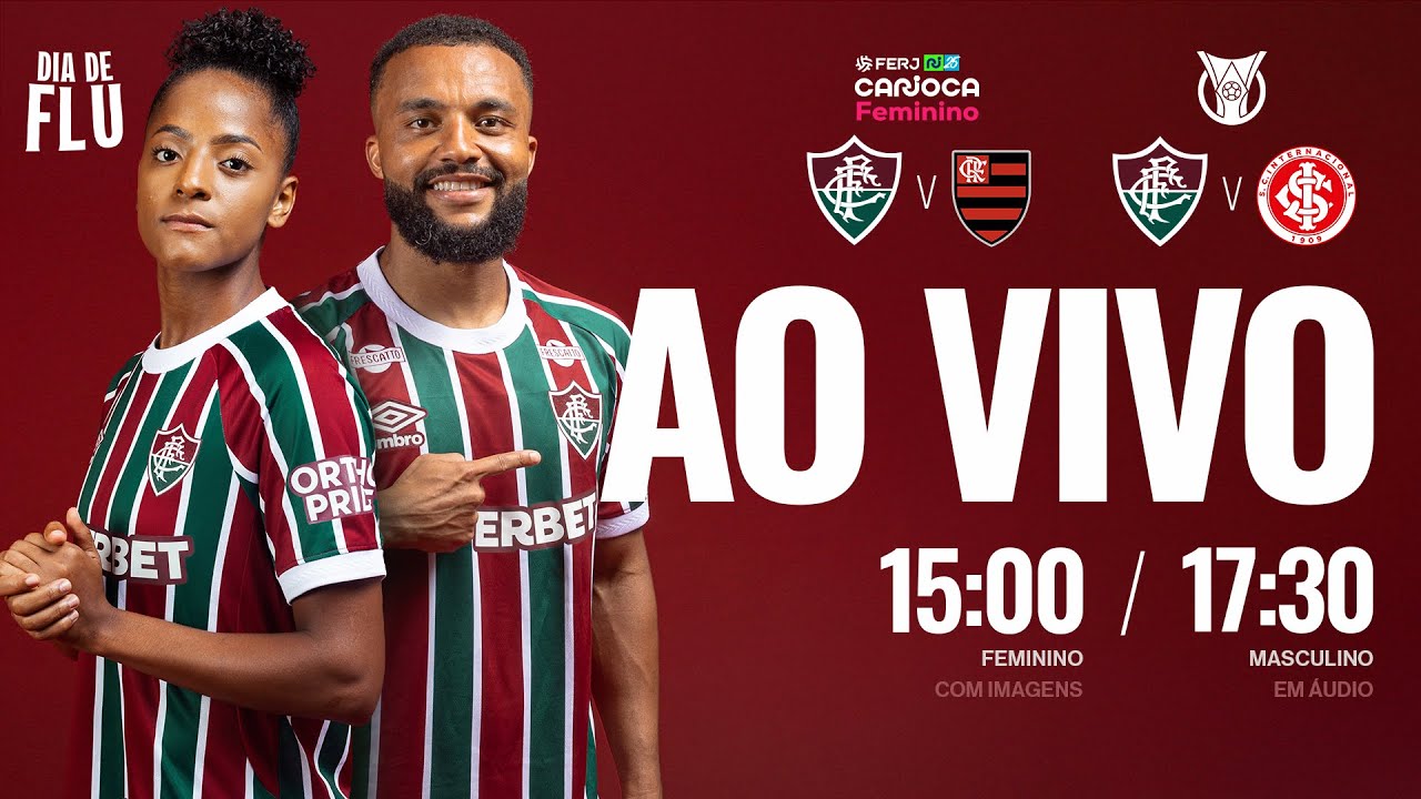 AO VIVO - RODADA DUPLA - FLA X FLU FEMININO E FLUMINENSE X INTERNACIONAL |CAMPEONATO BRASILEIRO 2025