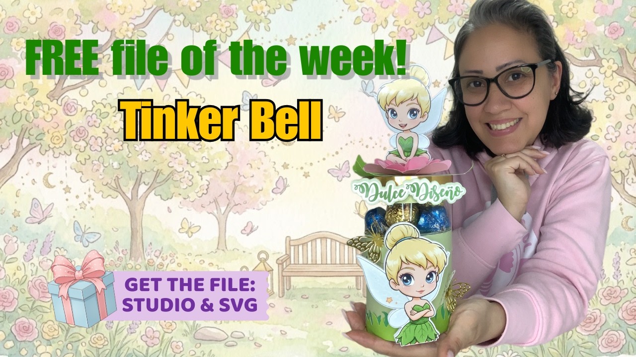 FREE! DIY Tinkerbell Box | Download the Template 🧚🏻✨🌸🌤️