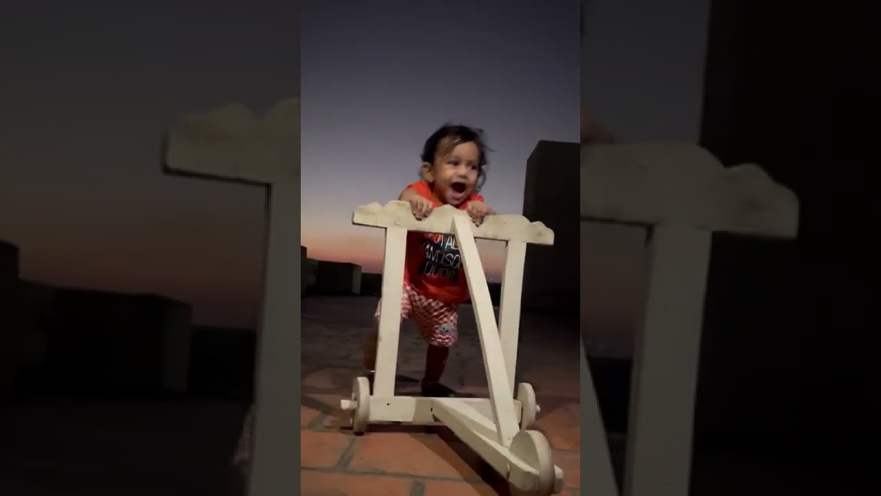 Navilan's Attempt to walk 1st time 😍