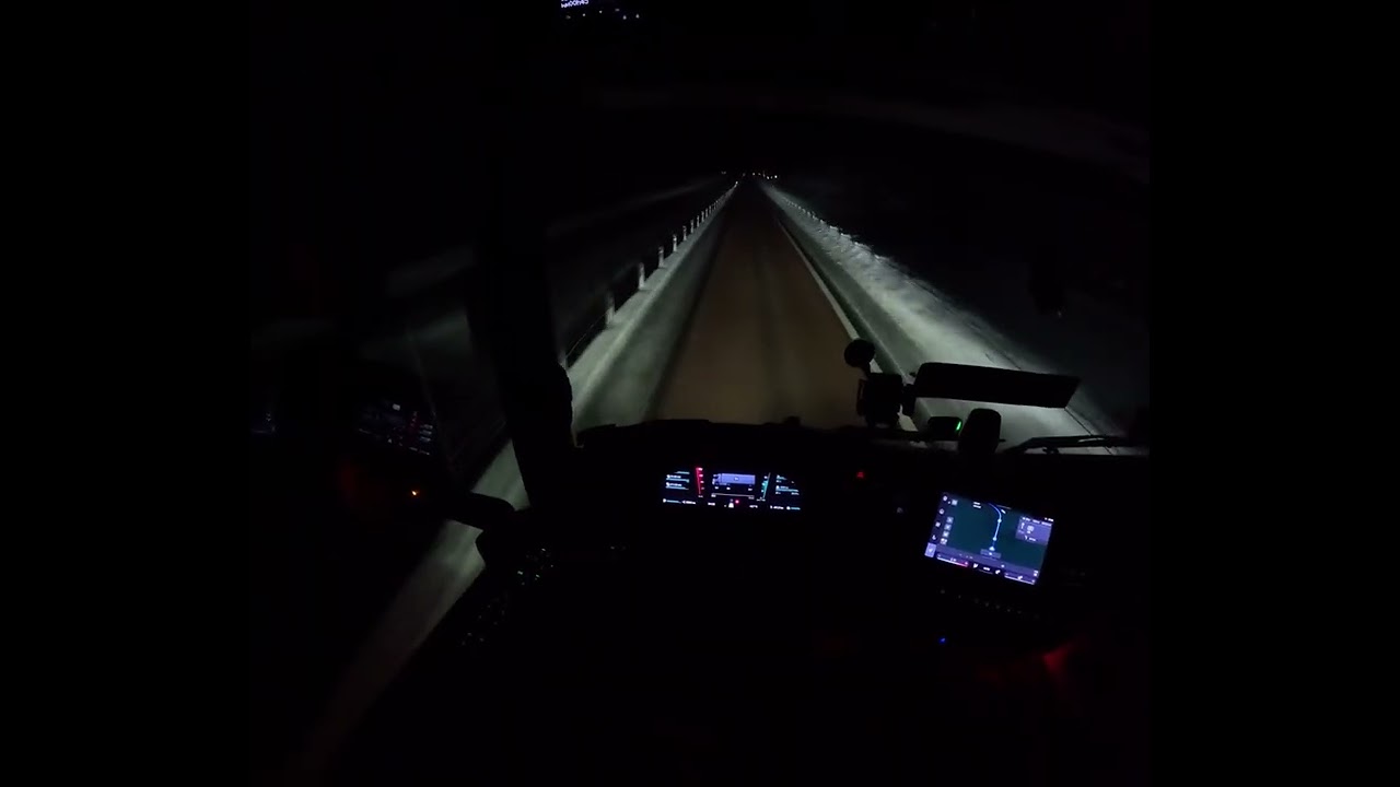 Truck POV | Cold Morning in Northern Sweden