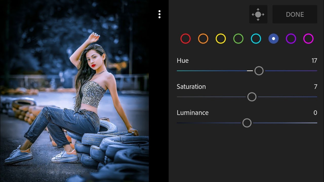 Dark Blue effect Lightroom photo editing | photo editing kaise kare lightroom se | lr photo editing