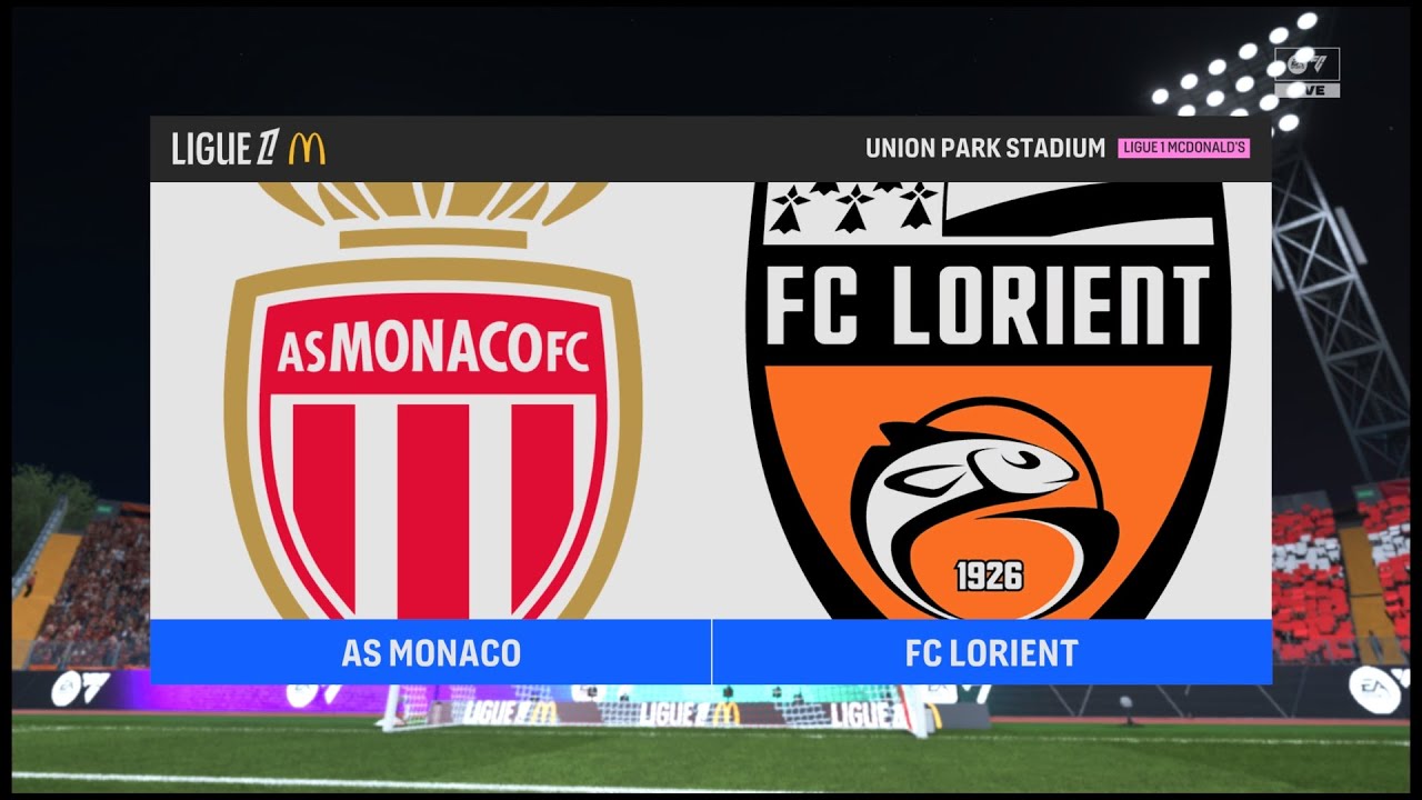 AS Monaco vs FC Lorient FC 26 Prediction Ligue 1 Matchday 18 Full Gameplay [PS5][4K]