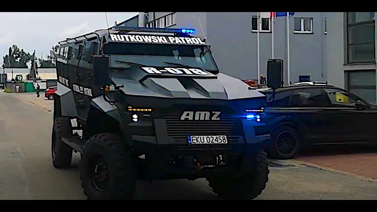 PATRIOT24: RUTKOWSKI W AKCJI!: Biuro Rutkowski odbiera 10-tony pojazd pancerny TUR VI od AMZ
