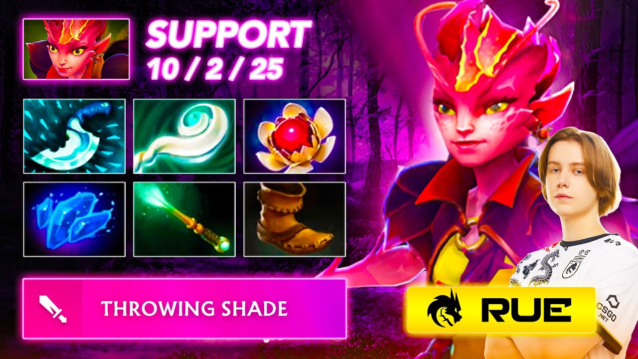 [7.39c] Rue DARK WILLOW Pos 4 Support | Полный игровой процесс Dota Class