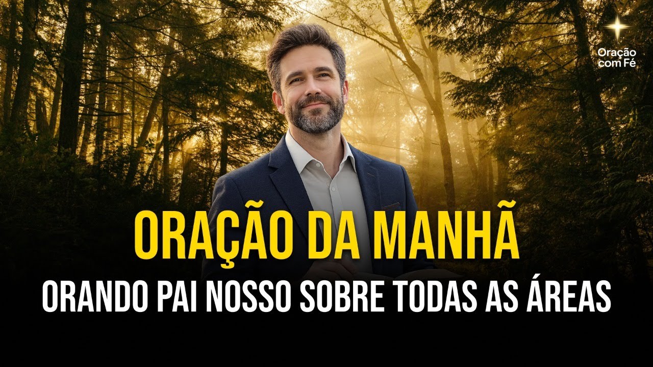 ORAÇÃO DA MANHÃ - Orando PAI NOSSO sobre todas as ÁREAS!
