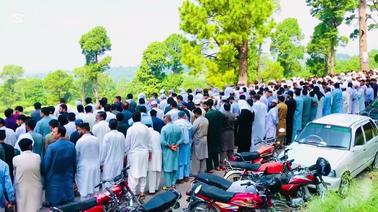 ماسٹر بشیر صاحب کا  نماز جنازہ kullo Nafsin Zaikatul Maut #villagevlog #travel #karore #mivlog 