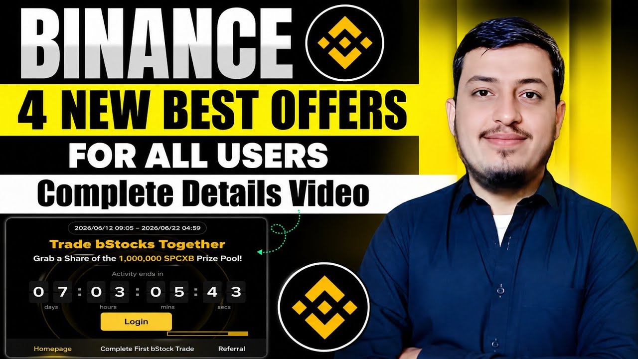 Binance 3 new events 2026 || Binance new offer for all users