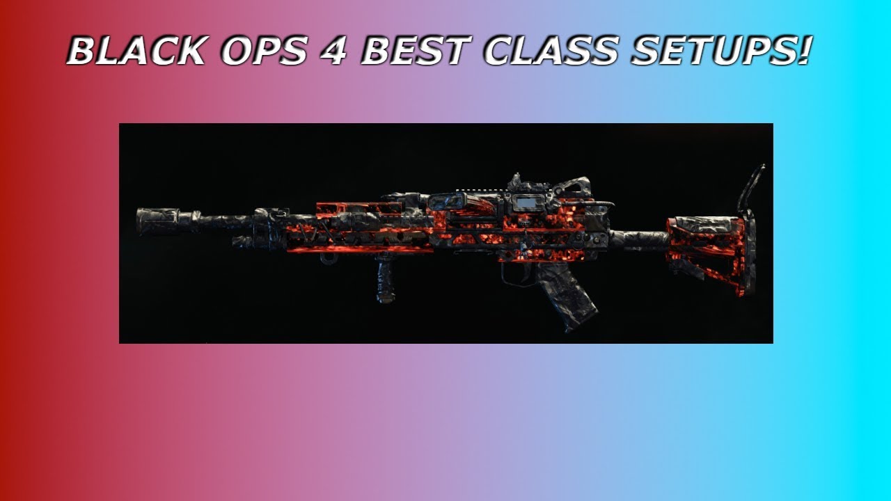Black Ops 4 Best Class Setups- TigerShark (Best LMG)  - BO4 Multiplayer Gameplay