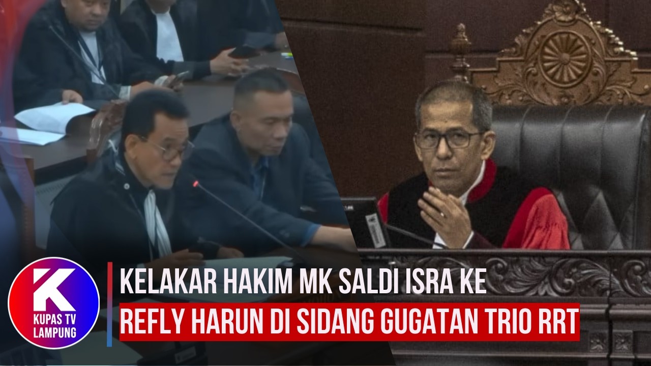 Kelakar Hakim MK Saldi Isra ke Refly Harun di Sidang Gugatan Trio RRT
