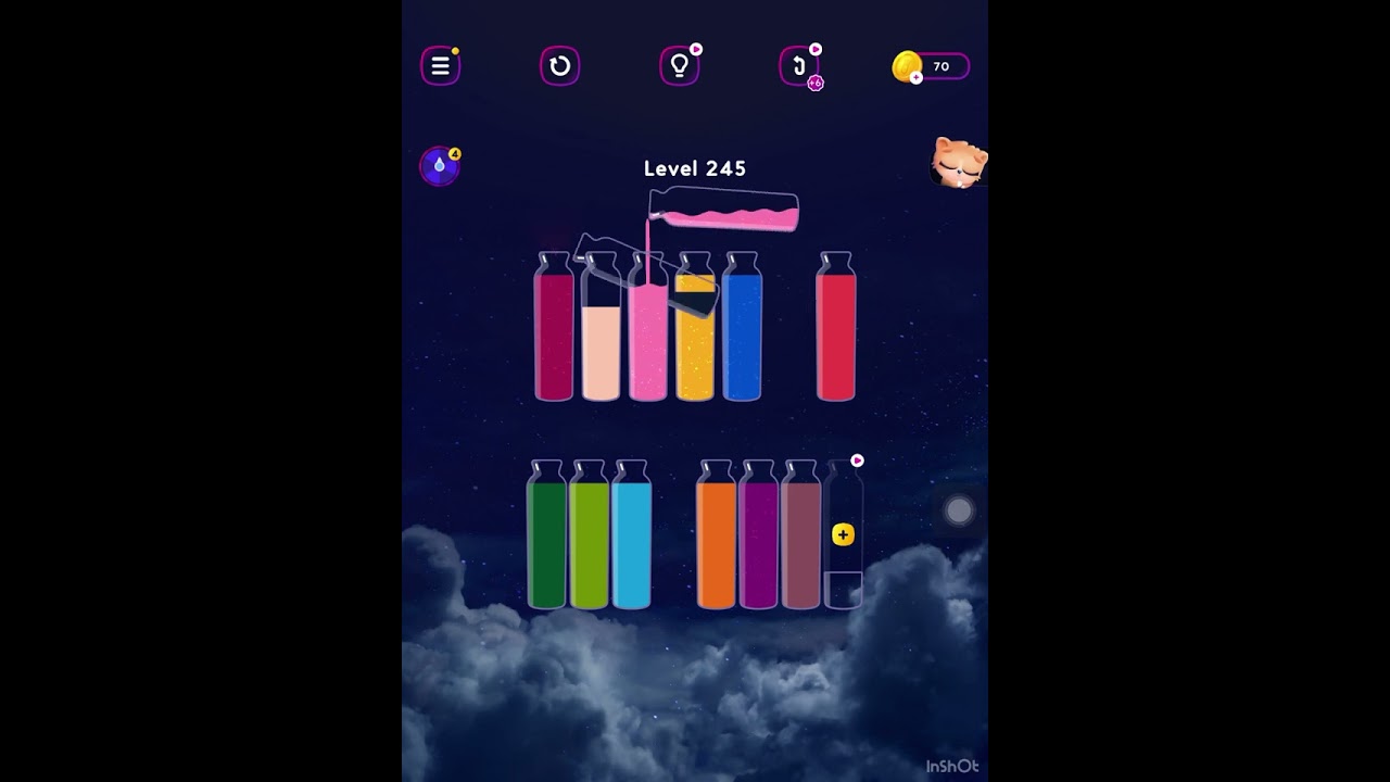 Get colors levels 241-250