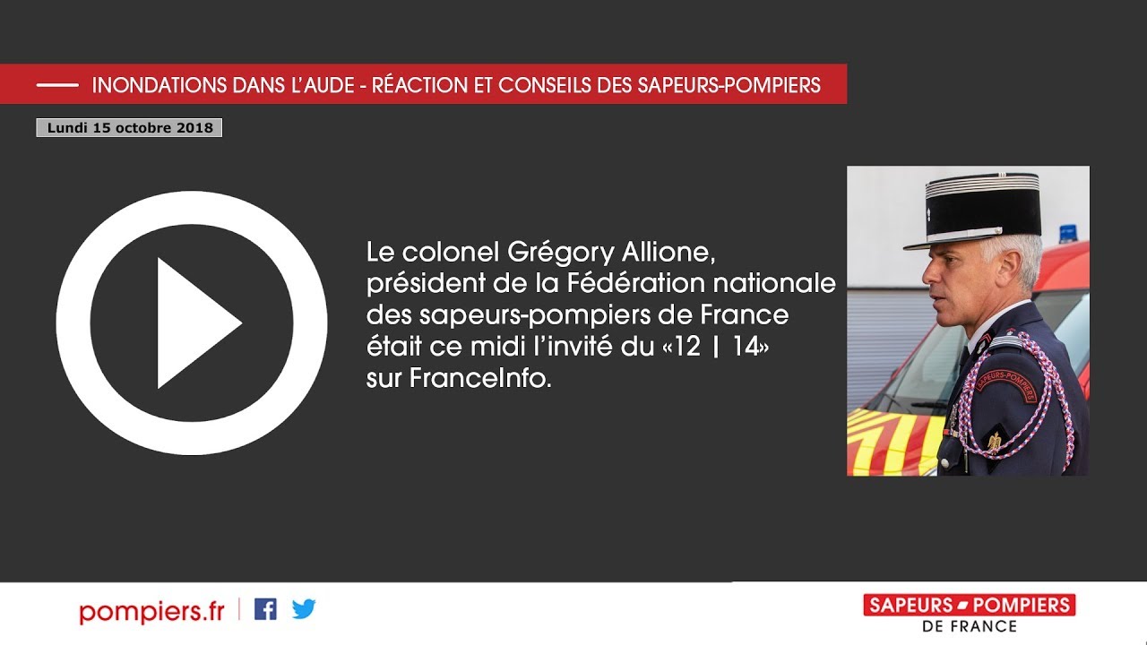 Inondations dans l'Aude | Le colonel G.Allione invité de FranceInfo