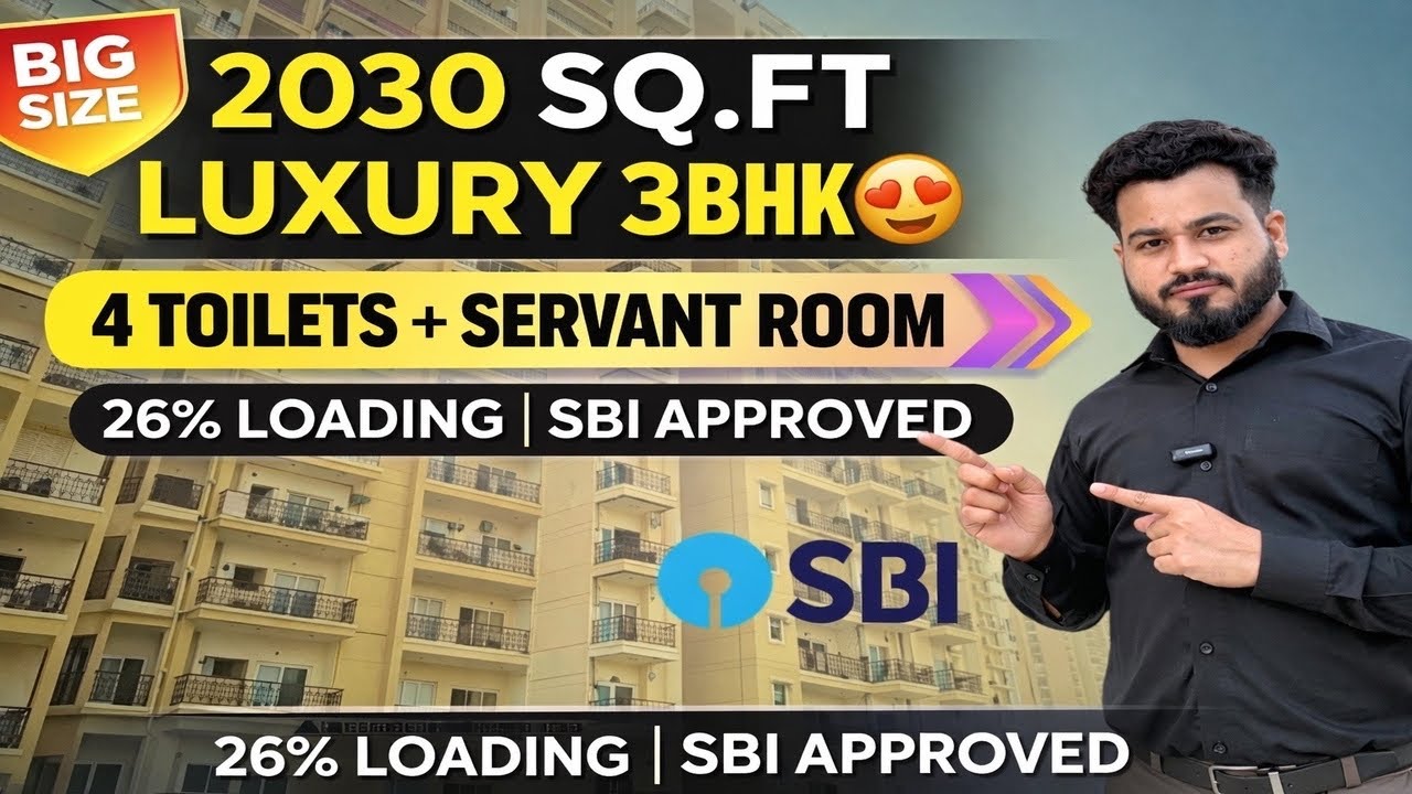 2030 Sq.Ft Luxury 3BHK + Servant | Ready To Move | Registry Open | Noida Extension📲+91 8700297426 