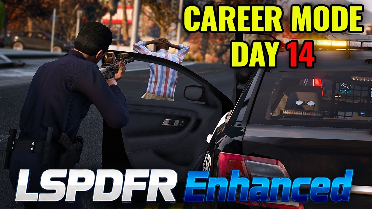 Smart Car vs. Full Police Blockade (BIG MISTAKE) Day 14 | LSPDFR Enhanced Career Mode