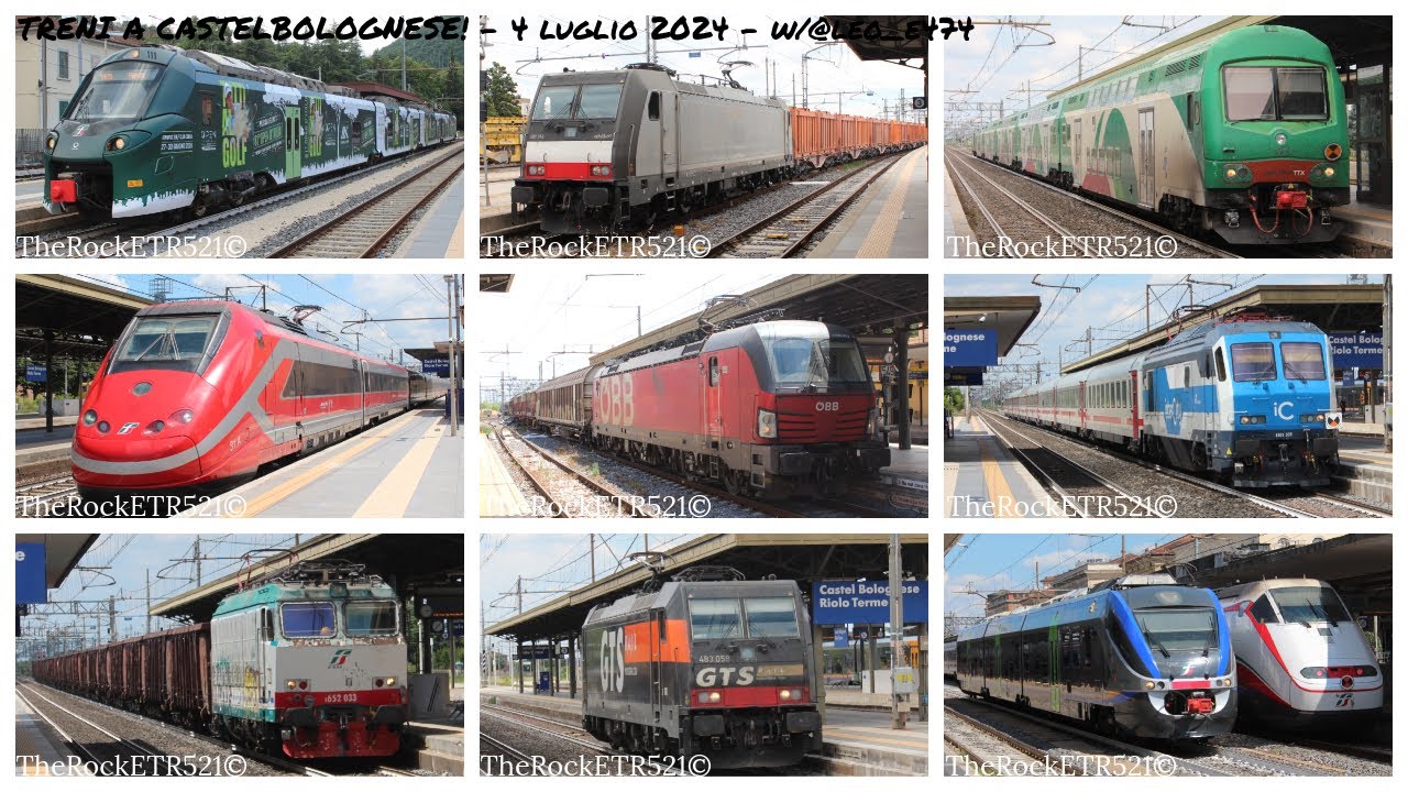 TRANSITI VELOCISSIMI A CASTEL BOLOGNESE! | 4 luglio 2024 | Regionali, merci e altro! | w/@leo_e474
