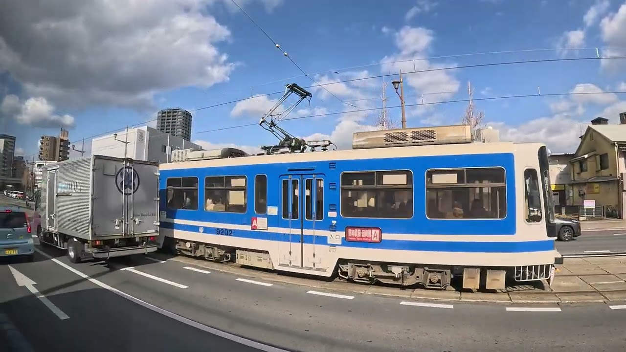 2026/01/23 熊本機場前搭交通車前往OMO5 熊本飯店沿途景色-2