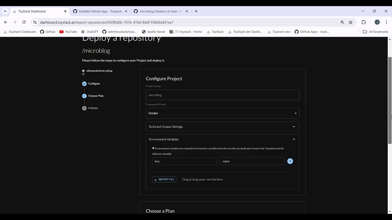🚀 One-Click Flask Microblog Deployment with ToyStack.ai 🌐