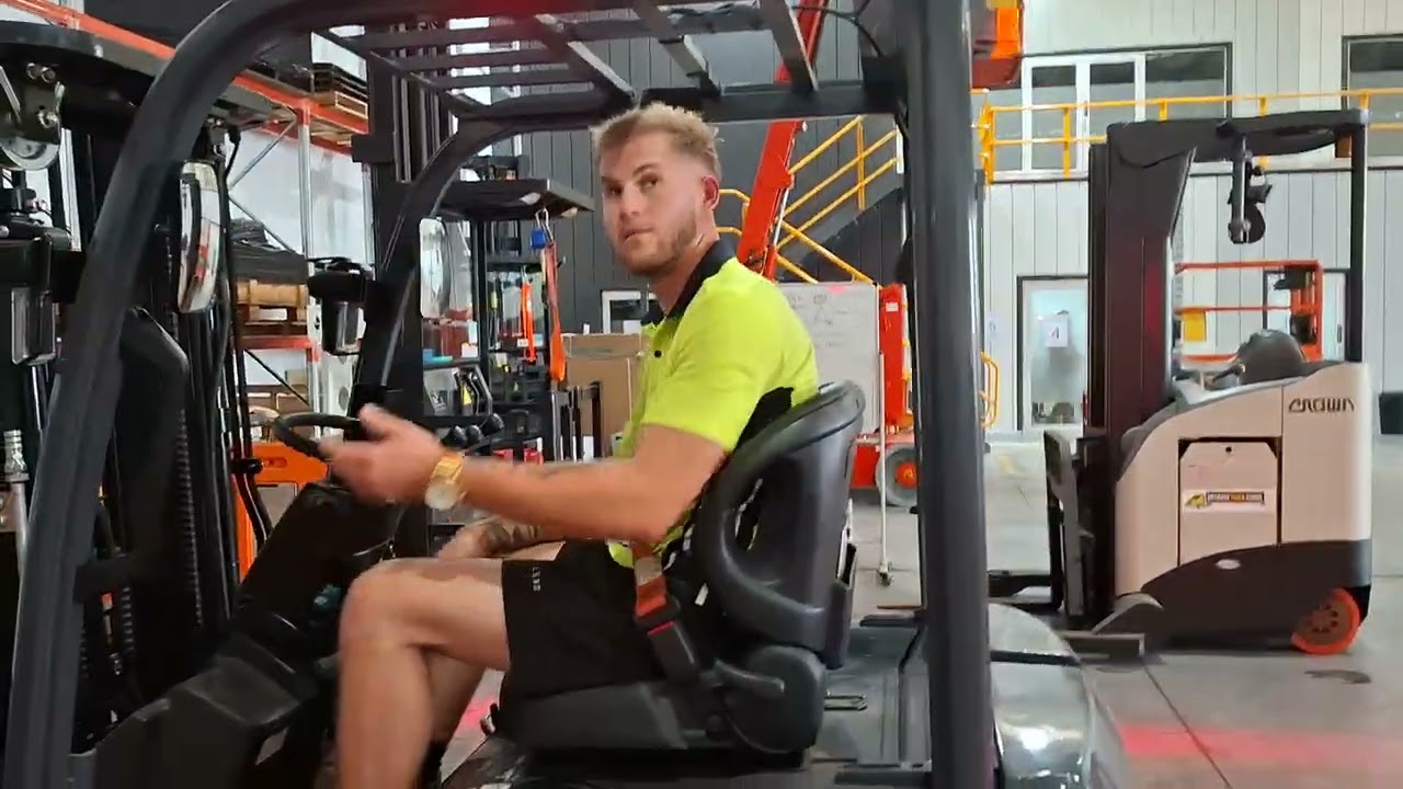 Korean forklift pre operation