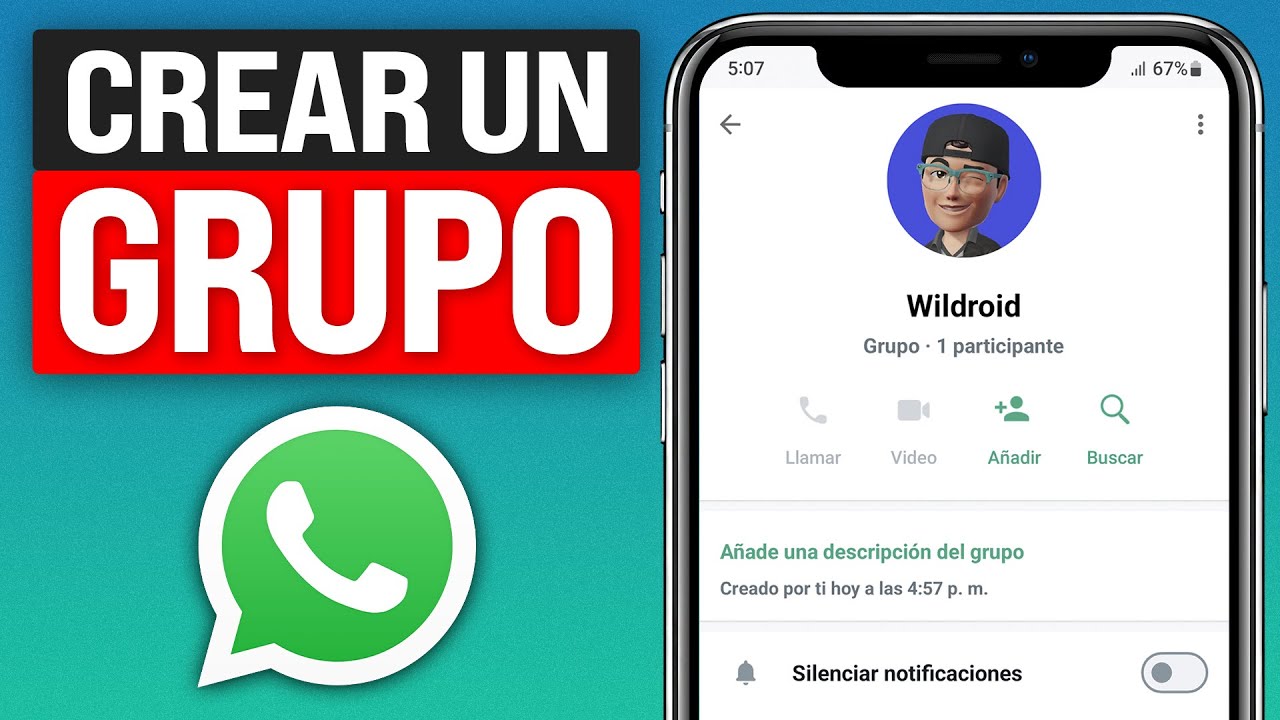 C&oacute;mo CREAR un GRUPO de WhatsApp (2026)