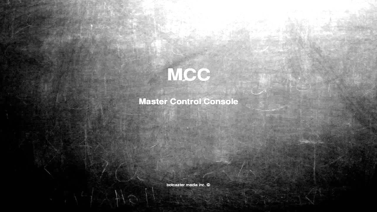 What does MCC mean