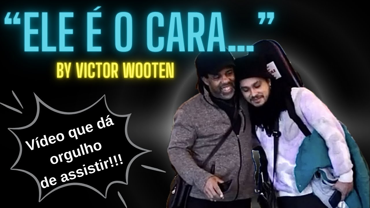 Victor Wooten falando de Michael Pipoquinha… “é o cara…”