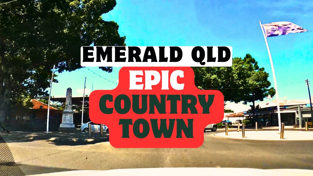 First Time Visiting Emerald QLD From Ipswich - Country Drivethrough - Australia 🇦🇺