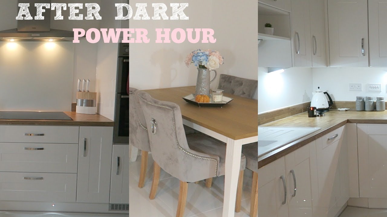 AFTER DARK POWER HOUR MUM / MOM SPEED CLEAN KITCHEN ROUTINE | MRS SMITH & CO.