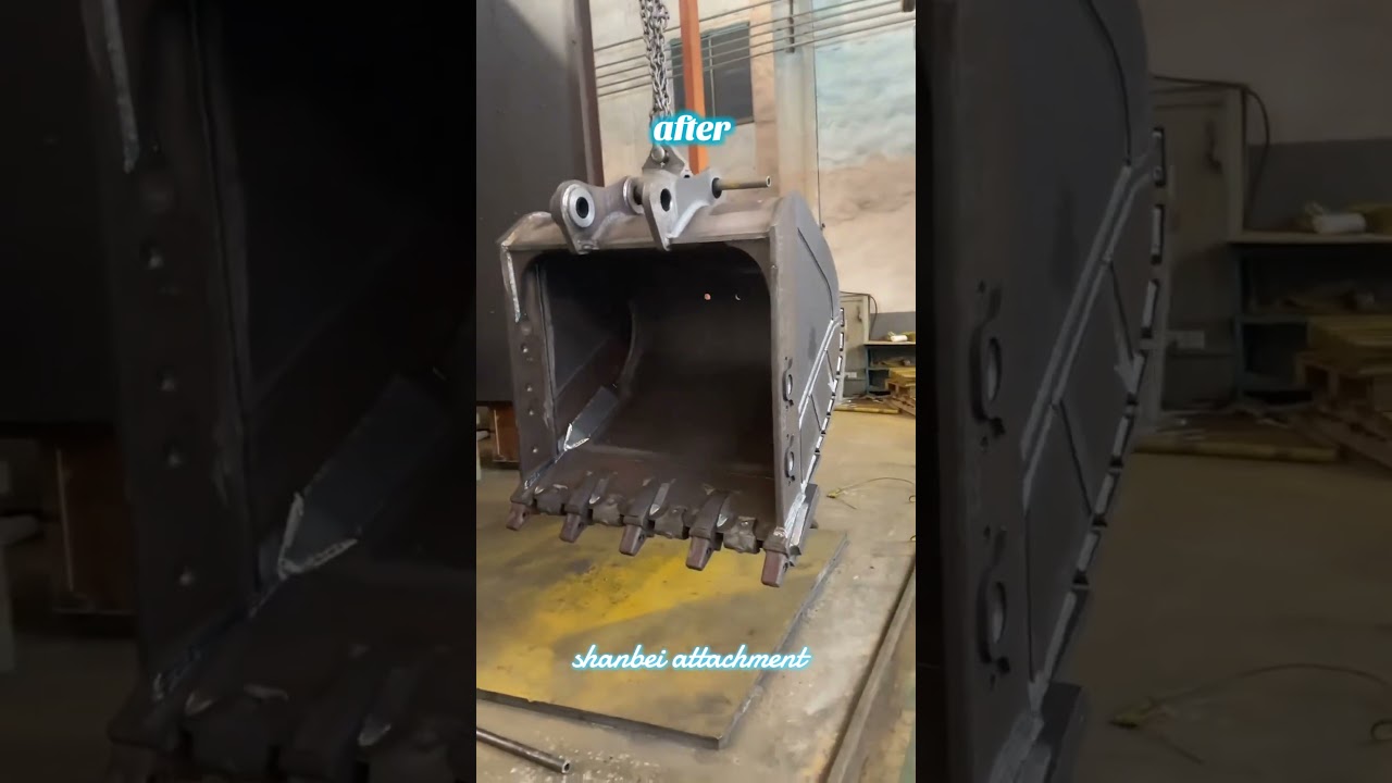 shot peening is our usual pretreatment, it's very important QC. #bucket #shotpeening #pretreatment