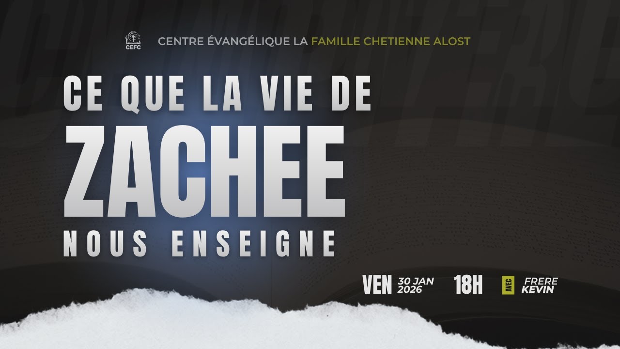 CULTE DE JEÛNE ET PRIÈRE 30/01/2026
