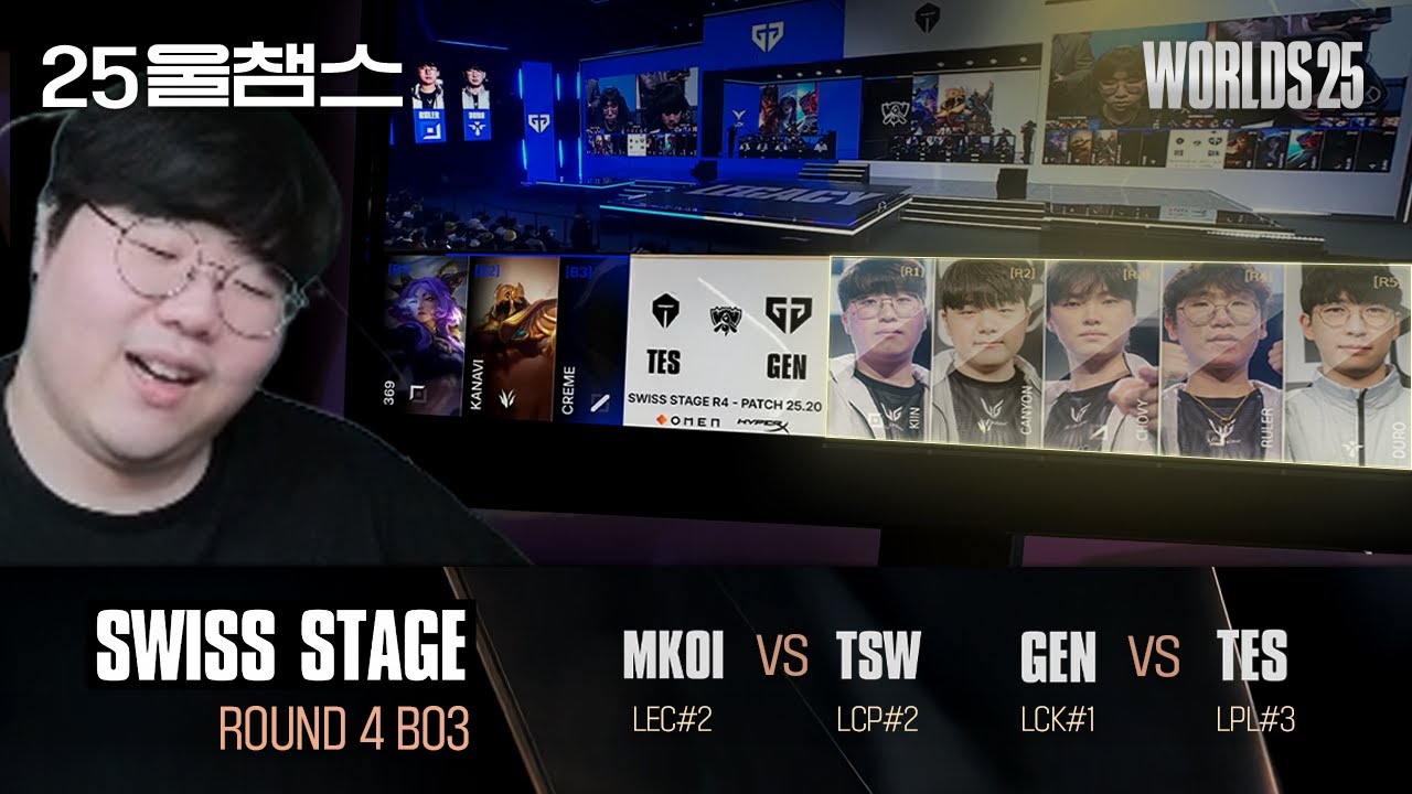 압도적인 무력 앞에🤜🧱 | SWISS R4 Day2│2025 Worlds | 울챔스 하이라이트