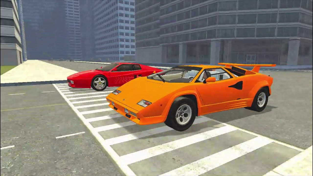 Drag racing simfphys cars in Garry's Mod